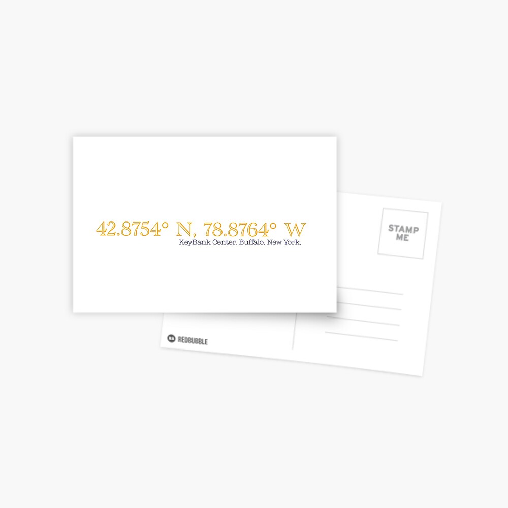 Keybank Center Coordinates Postcard By Jenajenamcmc Redbubble