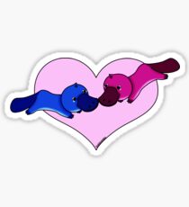 Love platypuses Sticker