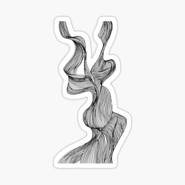 falling-in-line-drawing-sticker-for-sale-by-jaystratton-redbubble