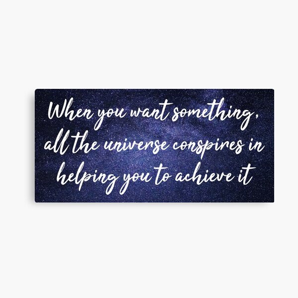 The Alchemist Law of Attraction Canvas Print
