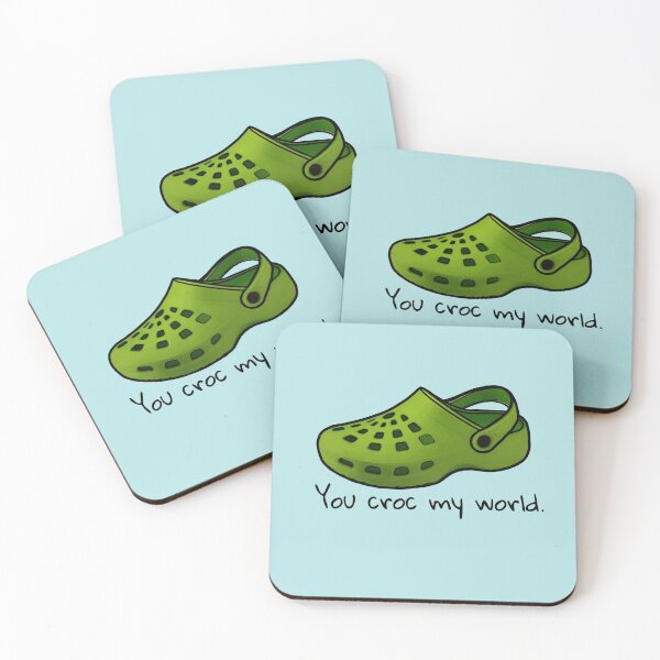 Item preview, you croc my world, shoes croc designed and sold by Collagedream.