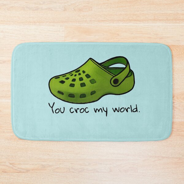 Item preview, you croc my world, shoes croc designed and sold by Collagedream.