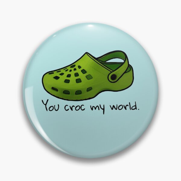 Item preview, you croc my world, shoes croc designed and sold by Collagedream.