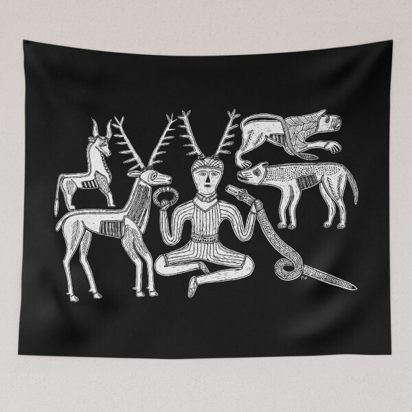 Item preview, God Cernunnos and Animals from the Gundestrup Cauldron  designed and sold by laforma.