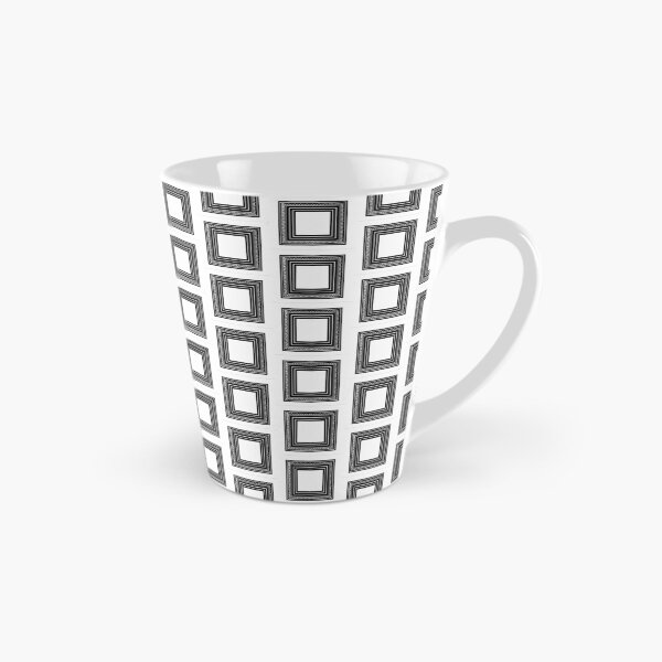 Item preview, BLACK AND WHITE GEOMETRIC GRAPHIC DESIGN SQUARES AND ANGLES designed and sold by Overthetopsm.