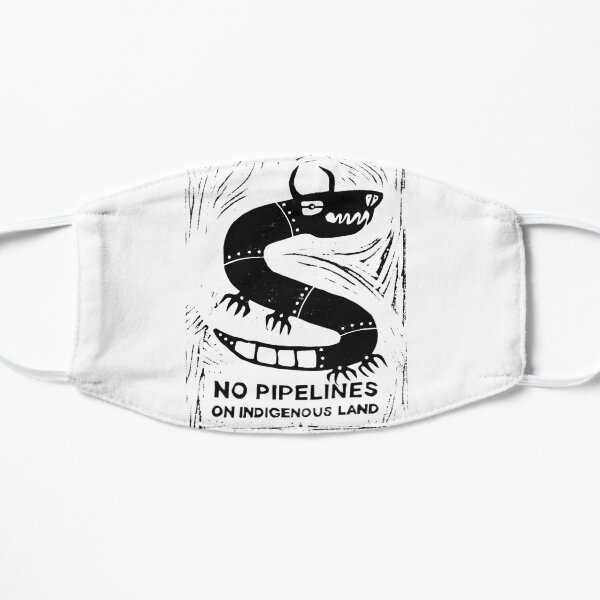 No Pipelines! Indigenous People Mask