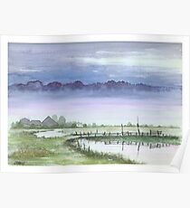 TRANQUIL BEAUTY - AQUAREL Poster