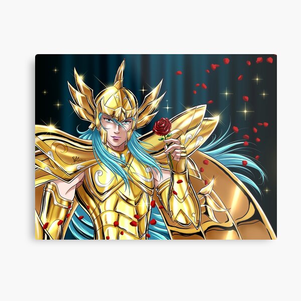 Saint Seiya Soul Of Gold Metal Prints Redbubble