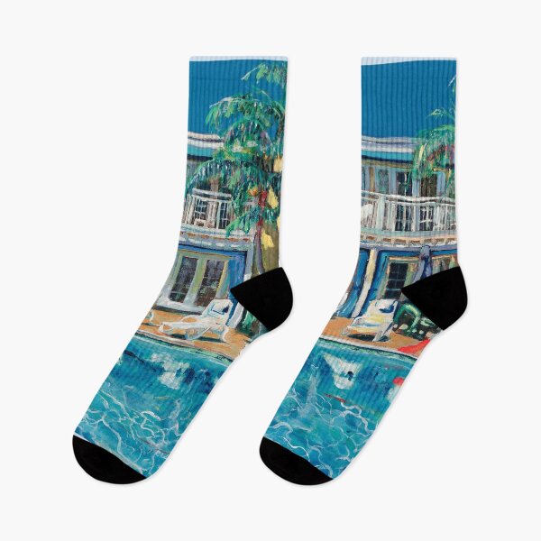 Item preview, Swimming Pool by RD Riccoboni - Mid Century Modern Picture designed and sold by RDRiccoboni.