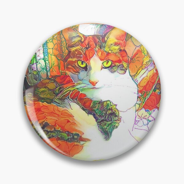 Item preview, Flower Cat Picture By RD Riccoboni designed and sold by RDRiccoboni.