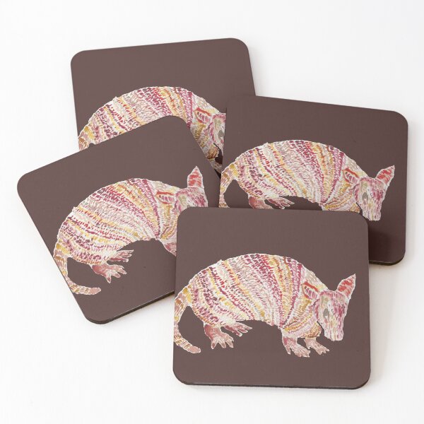 Item preview, Watercolor Armadillo  designed and sold by ArtChildGalore.