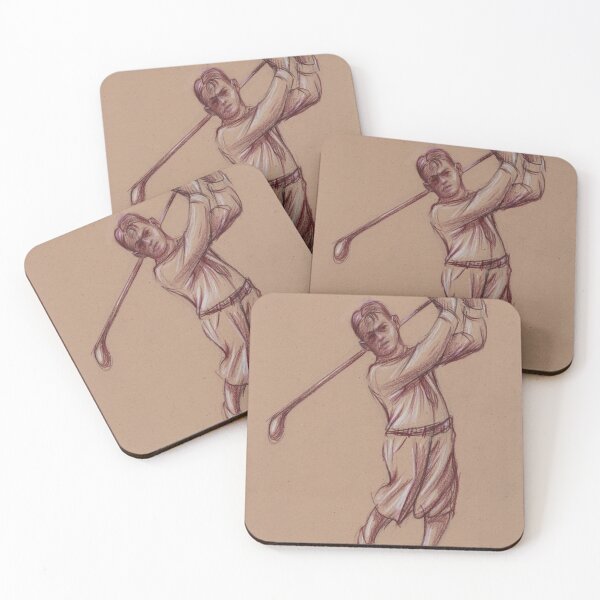 Item preview, Bobby Jones - Pencil drawing of the Legendary Golfer designed and sold by Rebecca Rees.