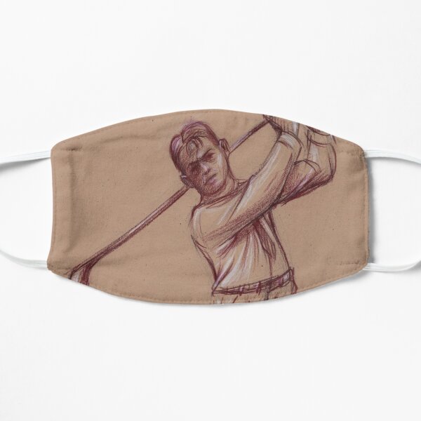 Bobby Jones - Pencil drawing of the Legendary Golfer Mask