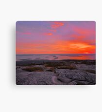 Cadillac Mountain Sunrise - Acadia Canvas Print