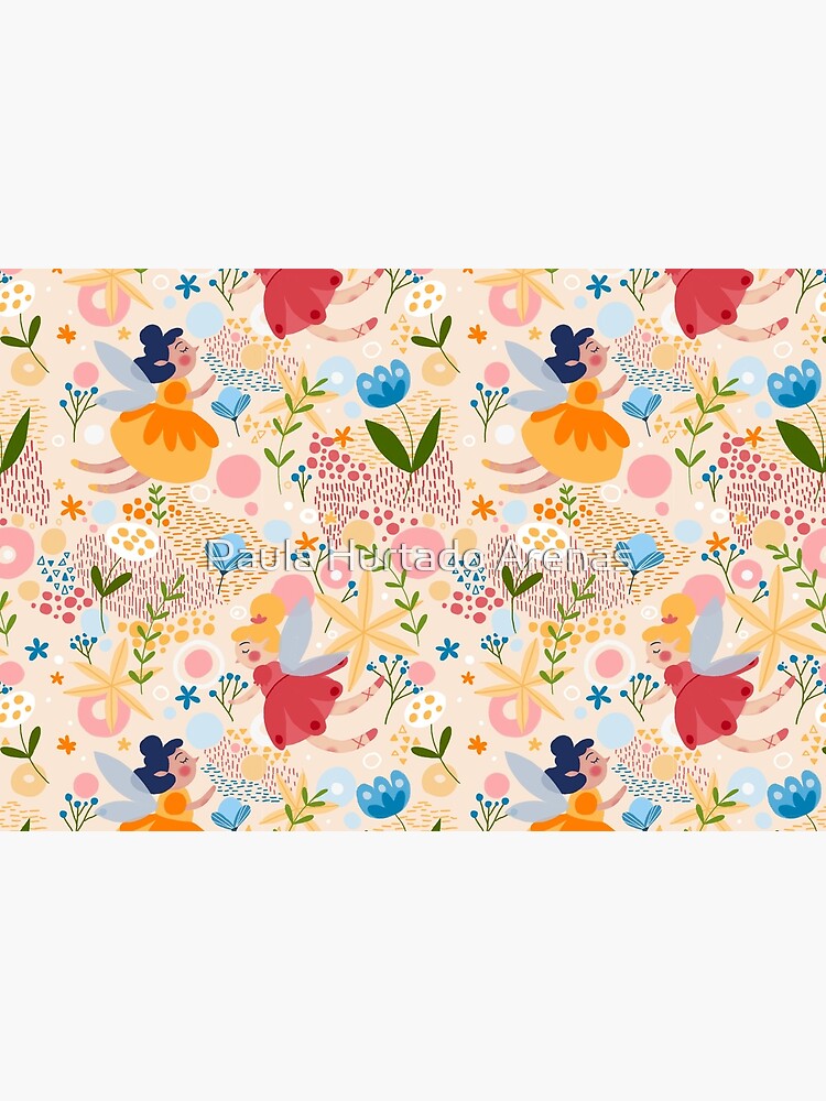 Imagen 3 de 3, Cuaderno con la obra ilustración de hadas y flores, diseñada y vendida por paulahurtado.