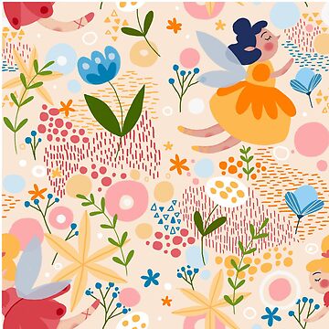 Imagen de la obra ilustración de hadas y flores de Paula Hurtado Arenas