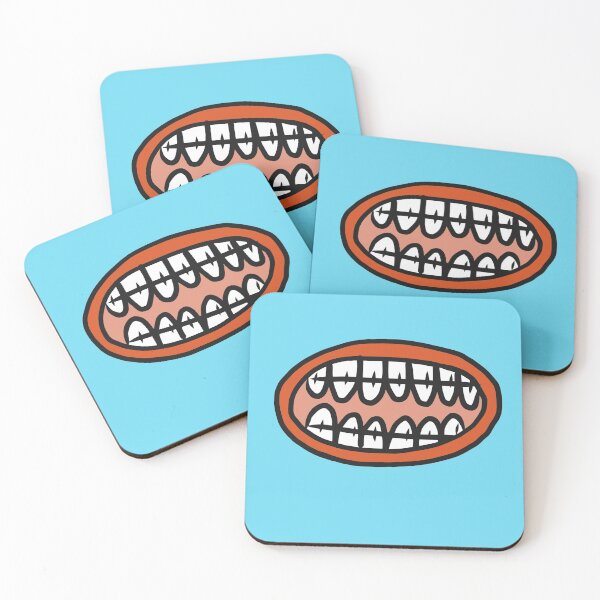 Item preview, Minimalist mouth with brackets  designed and sold by Tropical Blood.
