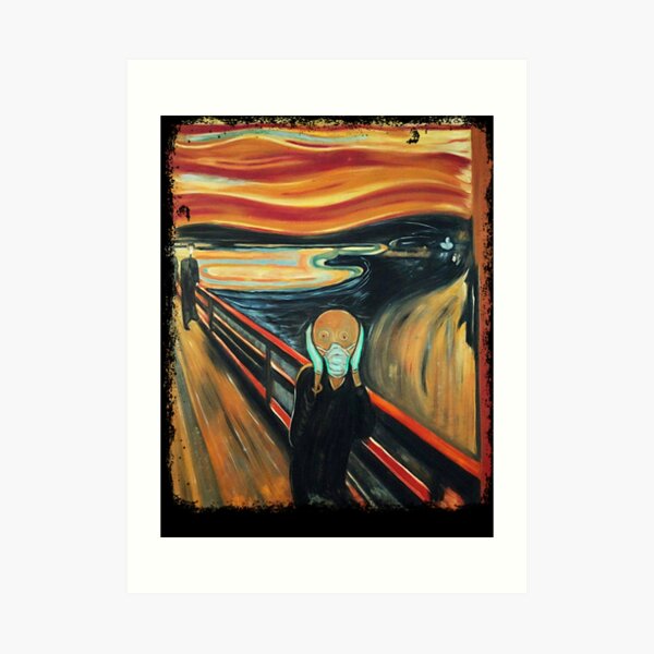 Safe Scream Art Print