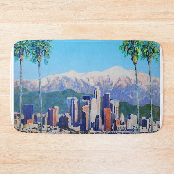 Item preview, City of Los Angeles California Skyline and Mountain Picture designed and sold by RDRiccoboni.
