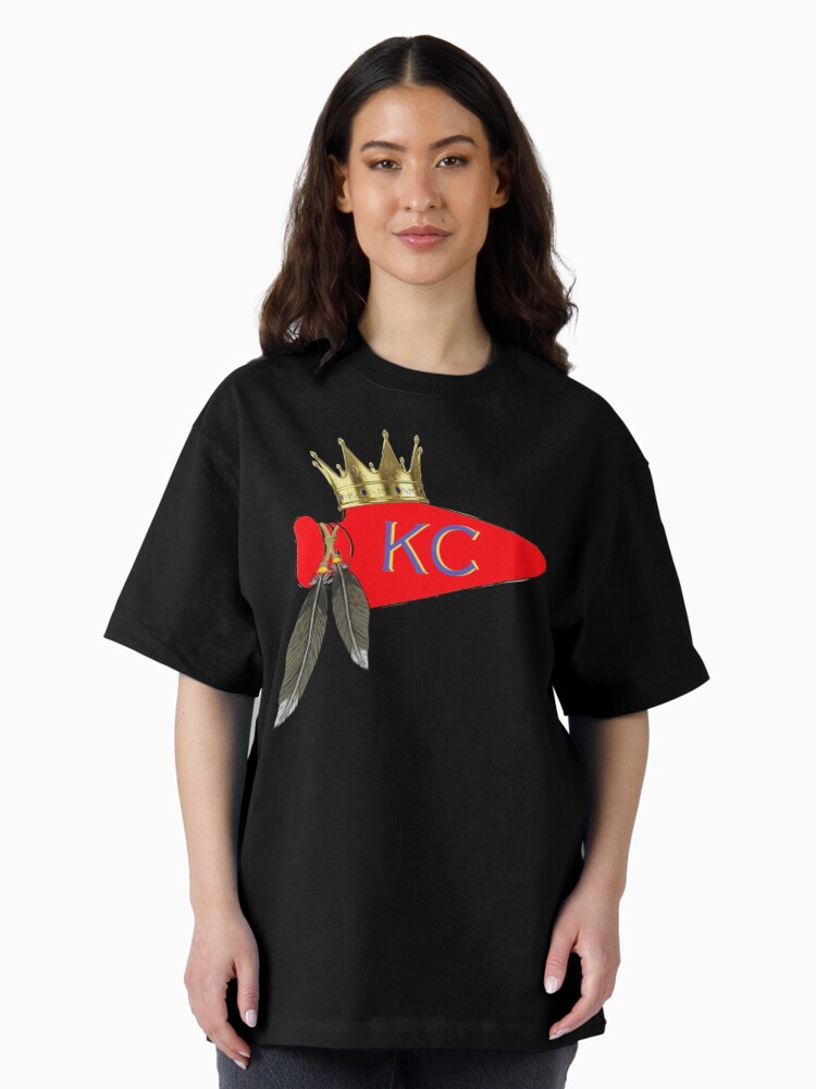 Thumbnail 2 of 7, Oversized T-Shirt, KC Sports Hybrid Kansas City Design designed and sold by KCSportswear.