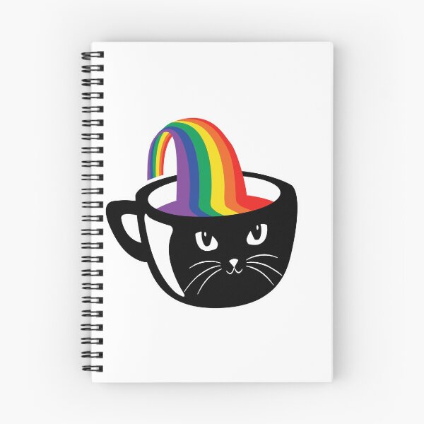 Item preview, rainbow. cat. coffe, coffee cup. funny cats designed and sold by SyahrulPopArt.