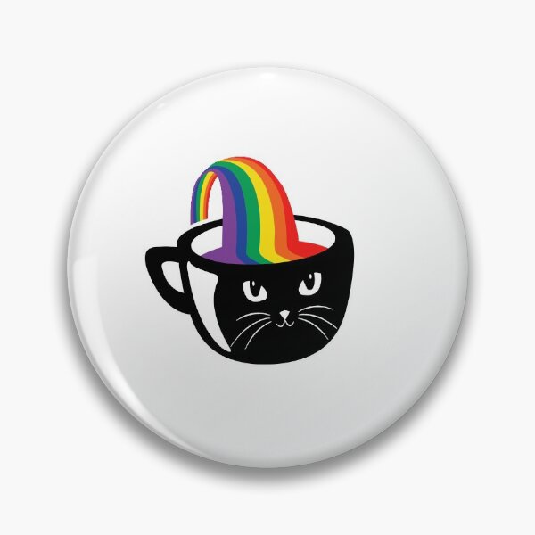 Item preview, rainbow. cat. coffe, coffee cup. funny cats designed and sold by SyahrulPopArt.