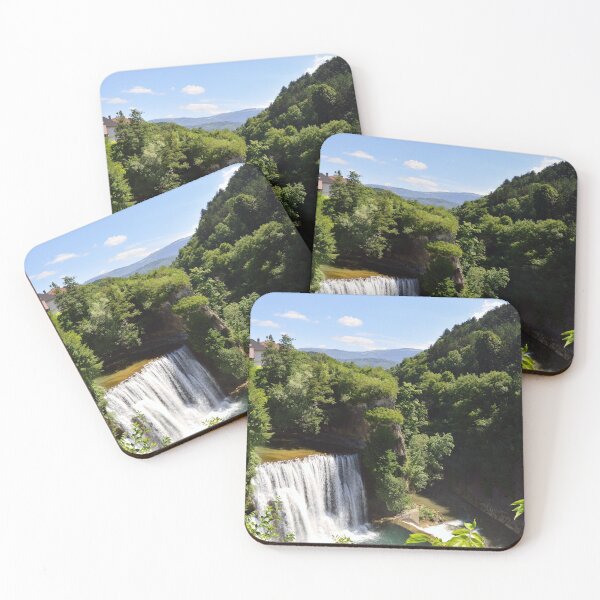 Item preview, Waterfall in Jajce under summer designed and sold by alesanko.