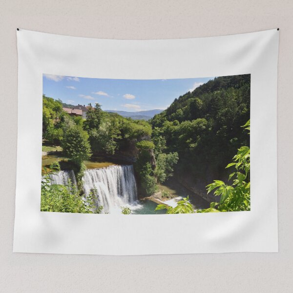 Item preview, Waterfall in Jajce under summer designed and sold by alesanko.