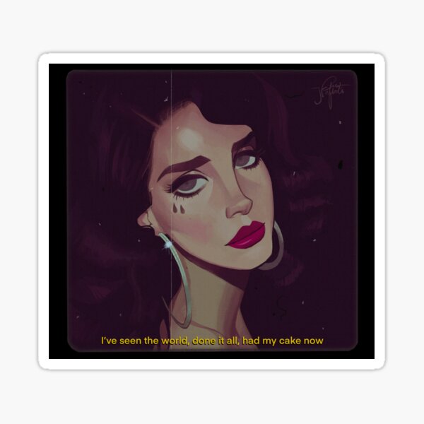 Young and Beautiful Sticker
