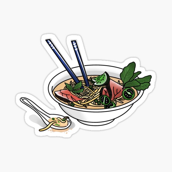 Pho Stickers | Redbubble