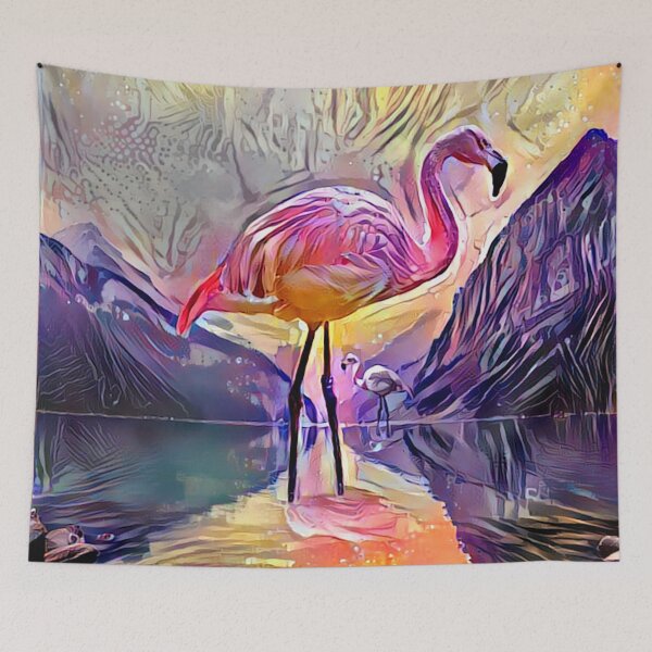 Item preview, Fleeting Flamingo Fantasy designed and sold by Alyxandre.