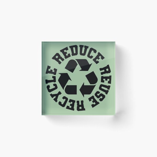 Item preview, reduce reuse recycle designed and sold by gingerlouls.