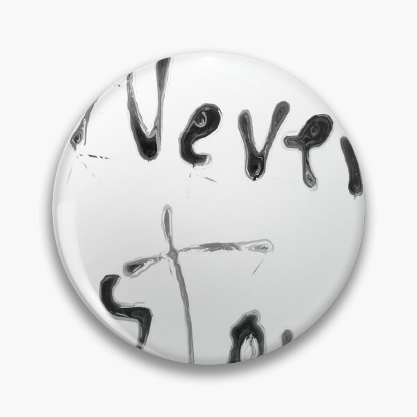 Item preview, Never Stop handwriting in black and white designed and sold by Mrvell.