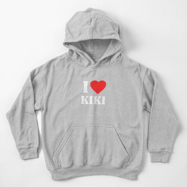I Love Kiki Kids Pullover Hoodie