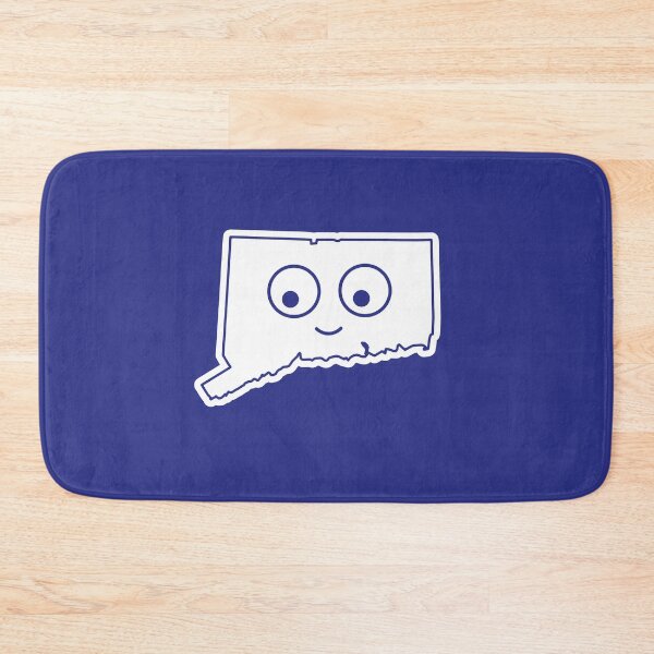 Item preview, Connecticut Face on Blue Character Icon Cartoon designed and sold by npdstudio.