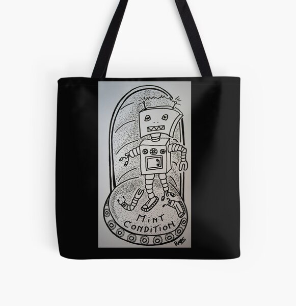 Mint condition defunkt robot All Over Print Tote Bag