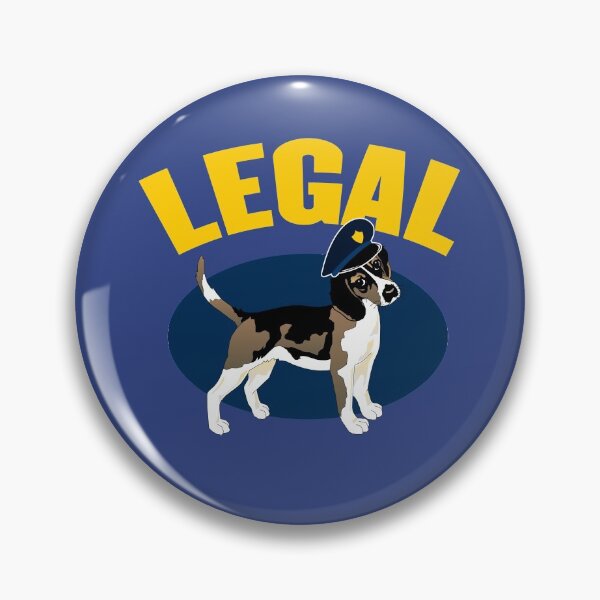 Item preview, Legal Beagle Animal Pun designed and sold by Hux Designs.