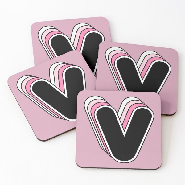Item preview, V letter, retro, alphabet designed and sold by OkihanaShop.