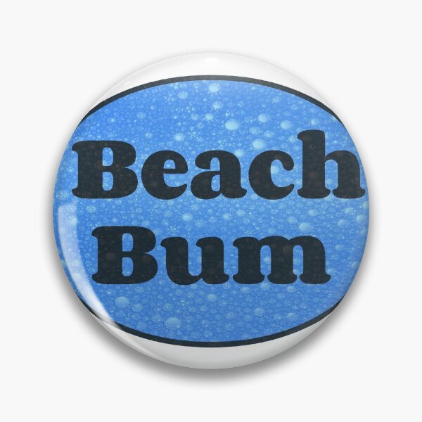 Item preview, Beach Bum Oval Sticker (Wet) designed and sold by squarebubble.