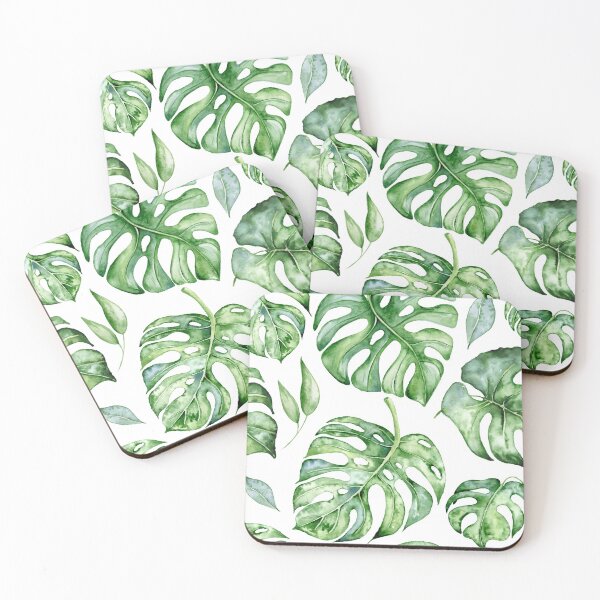Item preview, Tropical Green Leaves Pattern designed and sold by thesnowwhyte.