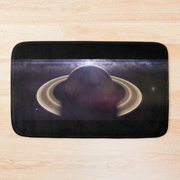 Item preview, the planet Saturn with the Sun and the galaxy designed and sold by DottedYeti.