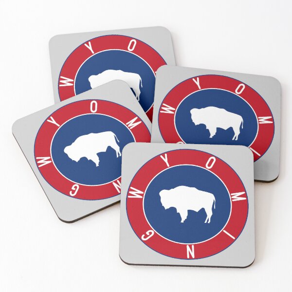 Item preview, Wyoming Flag Decal designed and sold by Decal Mania.