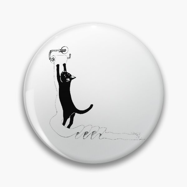 Item preview, Cat vs Toilet Paper designed and sold by dahlymama.
