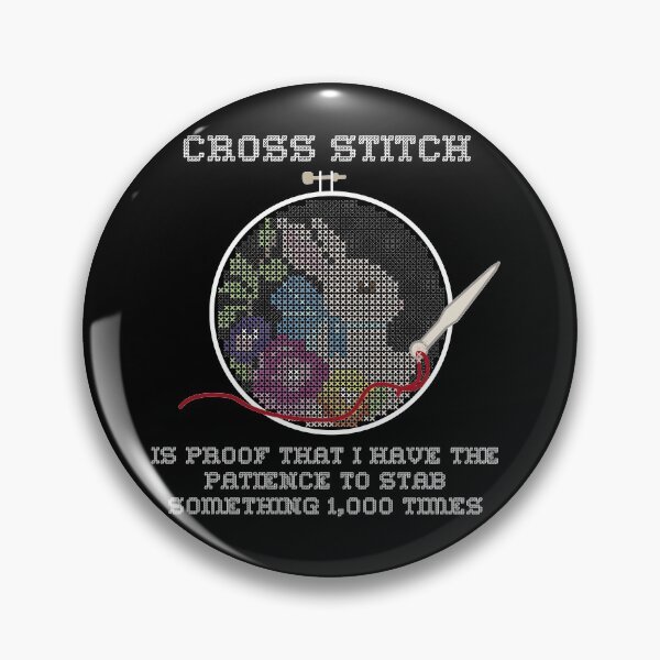Item preview, Snarky Cross Stitch Bunny in A Hoop is Stabby designed and sold by Good-Find.