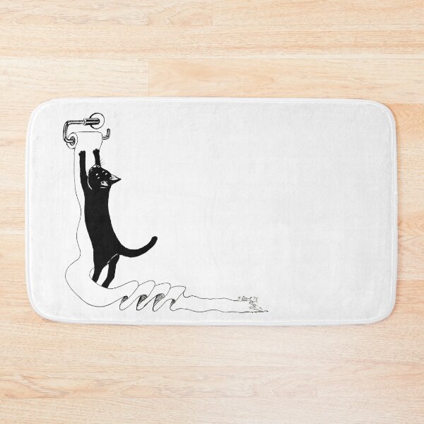 Item preview, Cat vs Toilet Paper designed and sold by dahlymama.