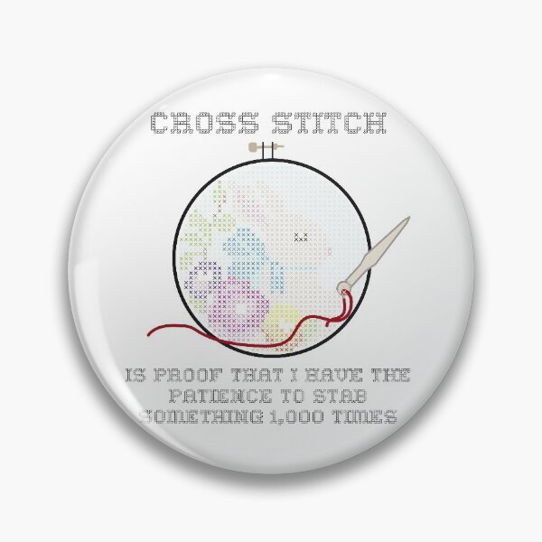 Item preview, Snarky Cross Stitch Bunny in A Hoop is Stabby designed and sold by Good-Find.