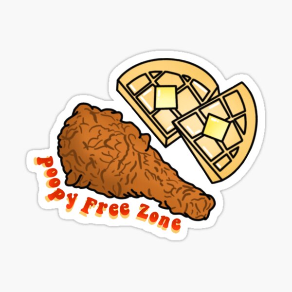 Chicken And Waffles Stickers Redbubble