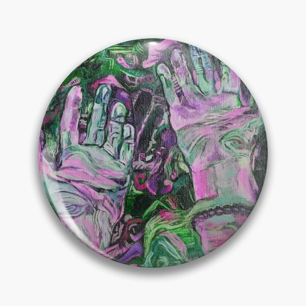 Item preview, Interdimensional Hands | Green Edition | A Psychedelic Inspired Painting designed and sold by Jacob la Cour.