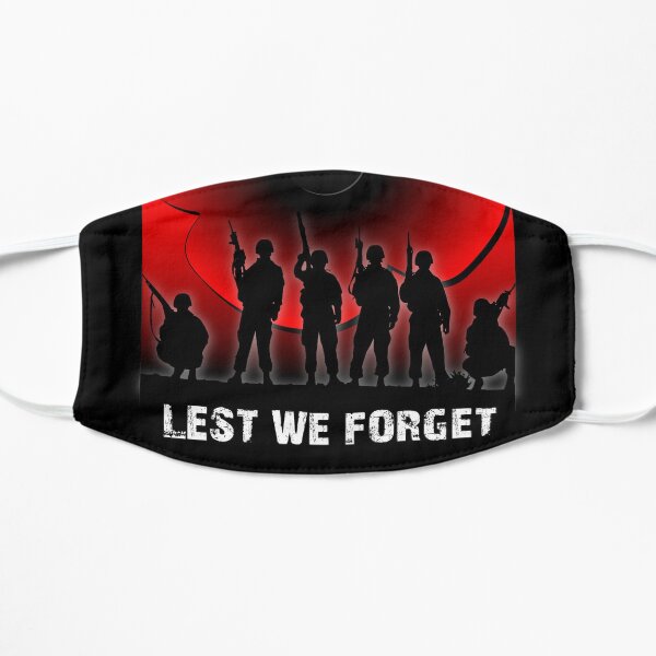 Lest we Forget Flat Mask