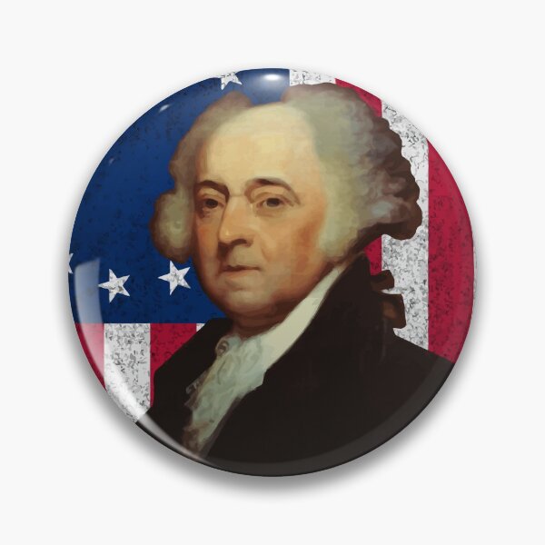 Artikelvorschau, John Adams und die amerikanische Flagge entworfen und verkauft von warishellstore.